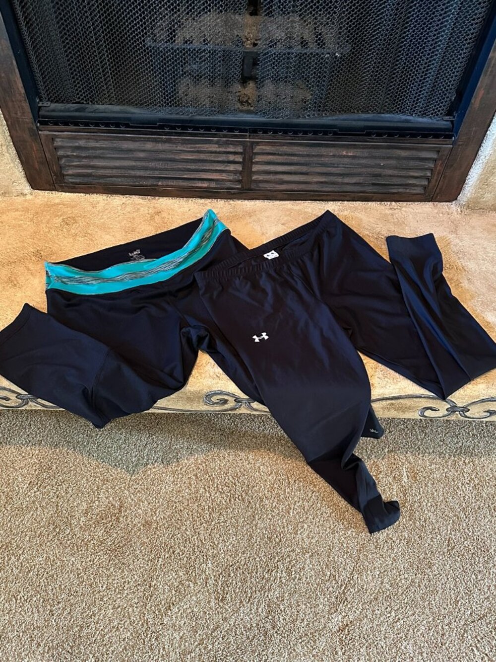 2 pair workout spandex leggings, Great condition, XL, XXL